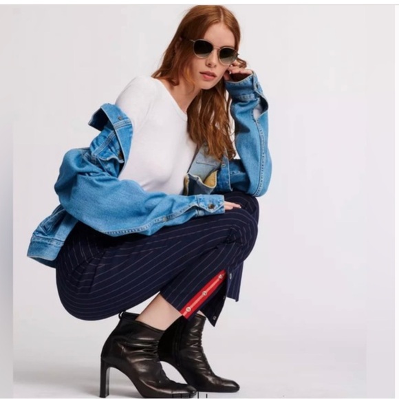 Rag & Bone Simone pinstripe pant - Picture 3 of 8